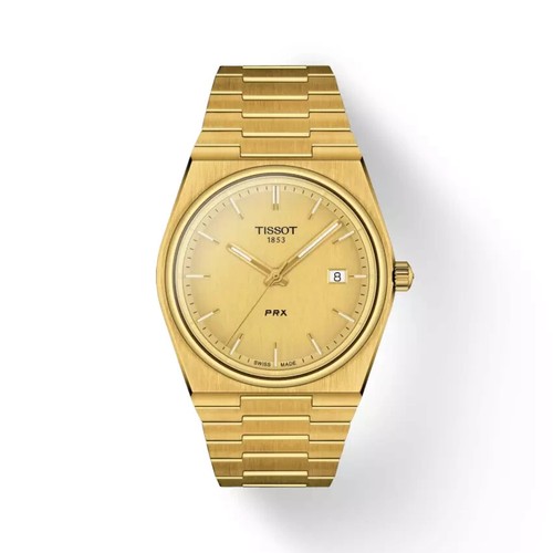 Tissot prx quartz gold - tissot,