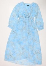 Kurt Muller Womens Blue Floral