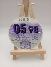 Vintage DISABLED VAUXHALL PLG