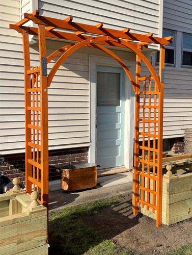 Outdoor garden arch - arch, arbor