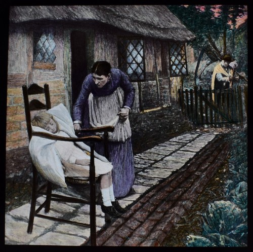 The man with scythe - man, c1890