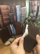 Handmade Leather Wallet Credit