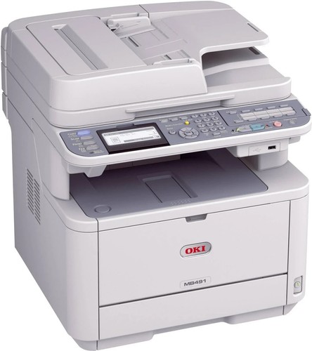 Oki mb491 mono printer low - a4,
