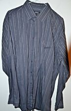Men's clothing THOMAS NASH designer PINSTRIPE SHIRT SIZE L fashion Debenhams