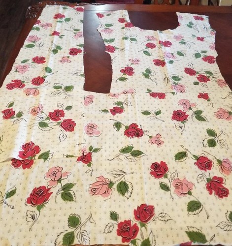 Feedsack apron cutout - apron, 3