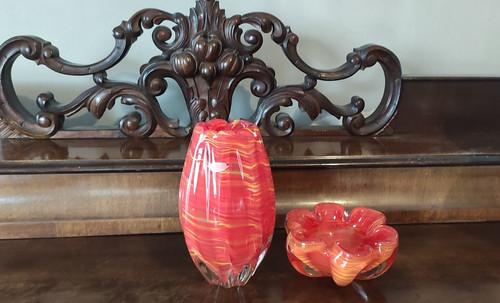 Murano italian glass - glass, vase