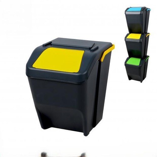 Stackable 25l recycle bin - stackable,