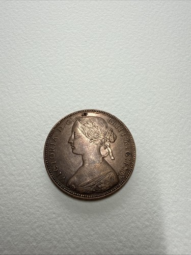 One penny 1860 - one, high