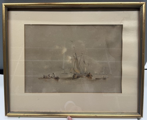 Marine watercolour dutch - marine,