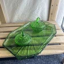 Art Deco Uranium Vaseline