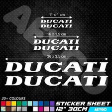 DUCATI Vinyl Decal Stickers