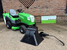Viking T5 MT 5097C Ride On Mower + Mulch & Deflector sit on lawn garden compact