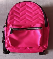 Hot Pink Girls Ladies Small Mini Backpack Bag Rucksack