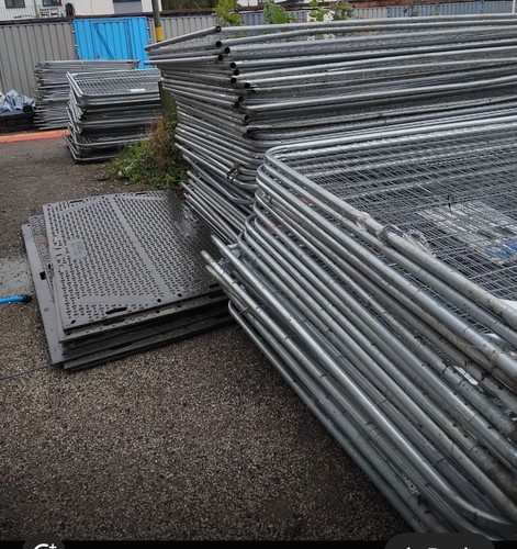 Heras fence panels set - heras,