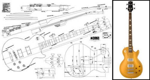 Gibson les paul bass plan - les, paul®