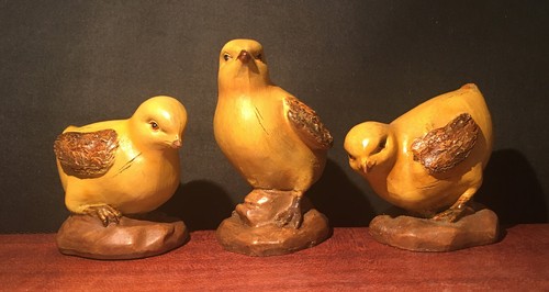 Decorative yellow chicks - yellow,