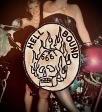 HELL BOUND vintage motorcycle outlaw patch biker 60's 70's harley chopper 1%er