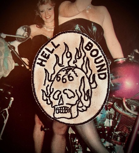 Hell bound vintage motorcycle - hell,