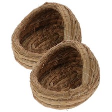2 Pcs Chicken Nest Hut Straw