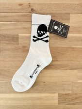 Mastermind Japan Skull Socks – White/Black
