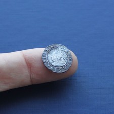 Hammered Silver Coin Elizabeth 1st Half Groat c 1592 AD