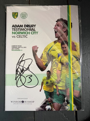 Signed adam drury - signed, testimonial