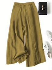 Women vintage wide leg ankle - women's, wide-leg
