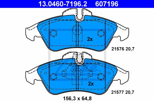 New brake pad set disc - pad, set,