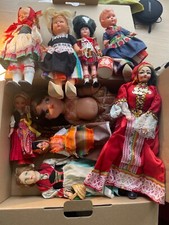 Vintage Foreign Fashion Dolls Bundle (9) from 9 countries.