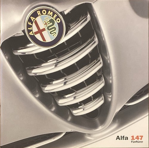 Alfa romeo 147 5tg brochure - 5tg,