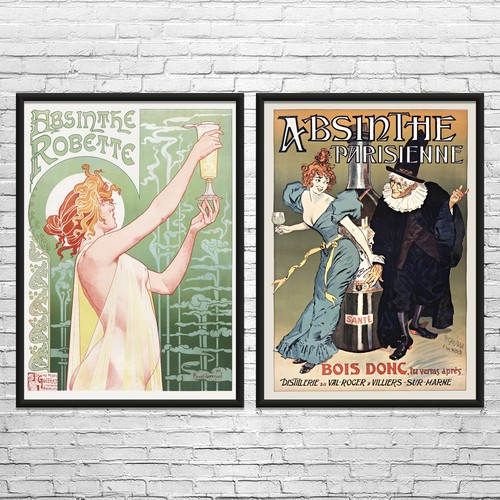 Absinthe vintage wall art - vintage, ad