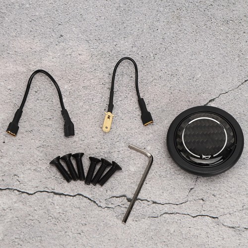 Carbon fiber horn push button - push,