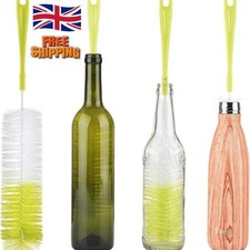 16" Long Bottle Brush Cleaner for Wine Beer Sport Thermos Narrow Neck Glass