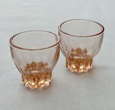 Vintage Pair of Arcoroc Rosaline Liquor/Shot/Cordial Glasses