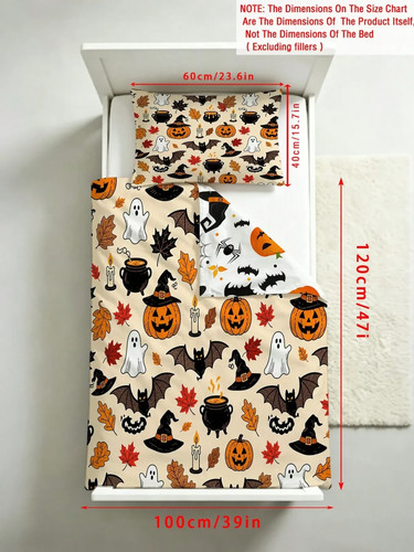 2pcs halloween pumpkin ghost - 2pcs,