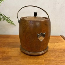 Vintage Wooden Ice Bucket With