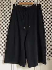 COS Charcoal Grey Wide Leg Trousers , Drop Crotch, Size M