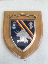 16 AD REG WKSP REME OFFICERS MESS OR VETERANS WALL PLAQUE