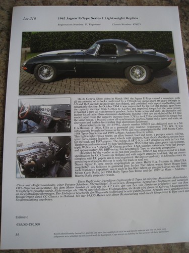 1962 jaguar type series - series, 1
