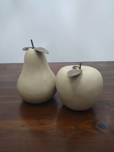 Vintage set cracked glazed - set,