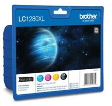 Brother LC1280XL Genuine Original 4 Printer Ink Cartridge Pack (BK,C,M,Y) 1280