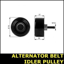 Ribbed Belt Idler Pulley Alternator Fits Ldv CONVOY 2.4 D2FA F4FA 68163T