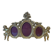 Vintage style gilt triple