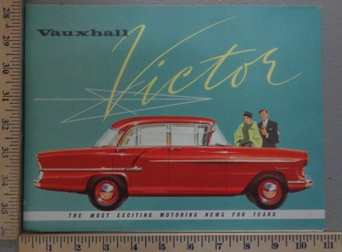 1958 vauxhall victor brochure - victor,