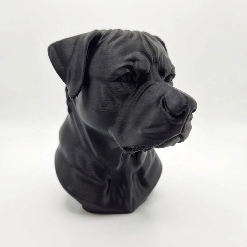 Rottweiler dog bust - rottweiler,