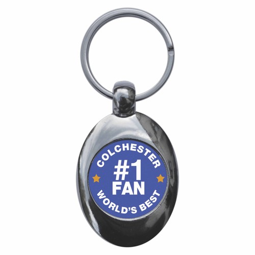 Colchester fan keyring - colchester,