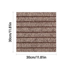 30 x 30cm Striped