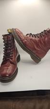 Dr Martens 1460 Cherry Red UK6 Made in England Vintage Boots