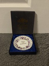 The Leonardo Collection Silver 25th Anniversary Plate With Box