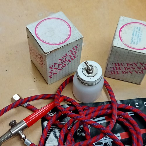 Paasche airbrush with hose - airbrush,